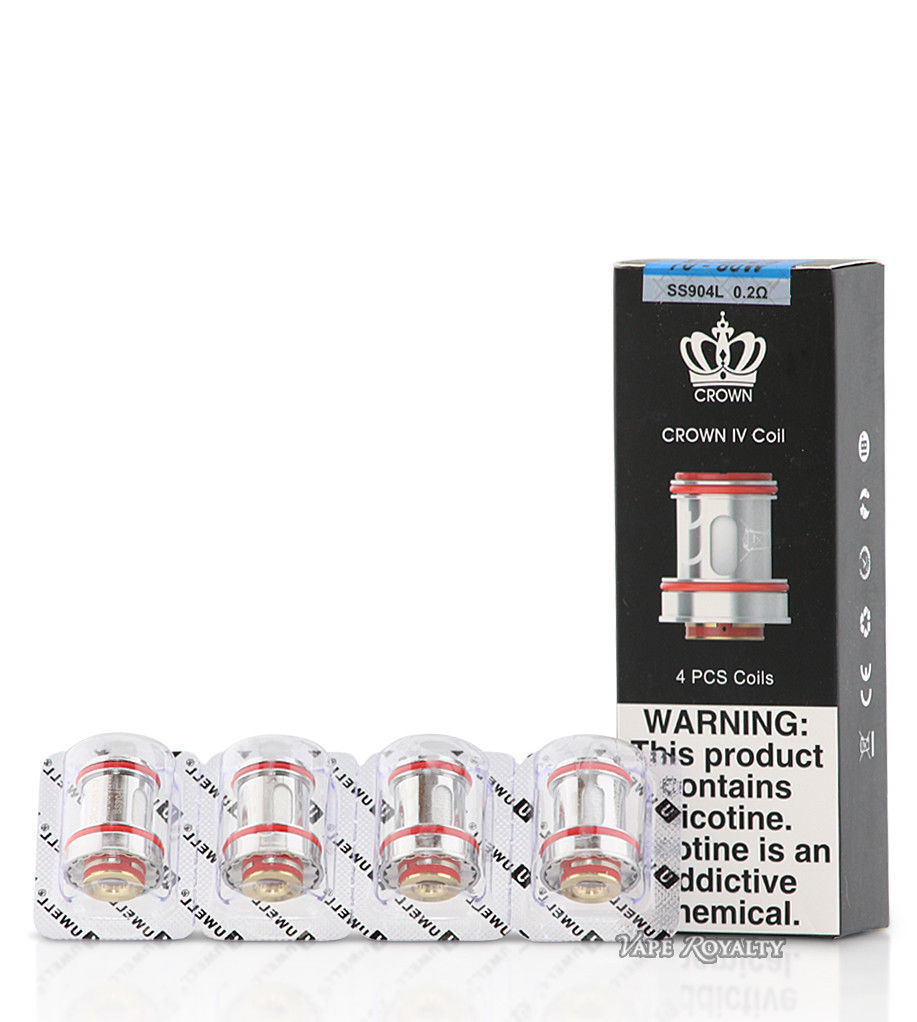 Uwell Crown IV Coils (pack Of 4 Coils) 0.4 Ohm