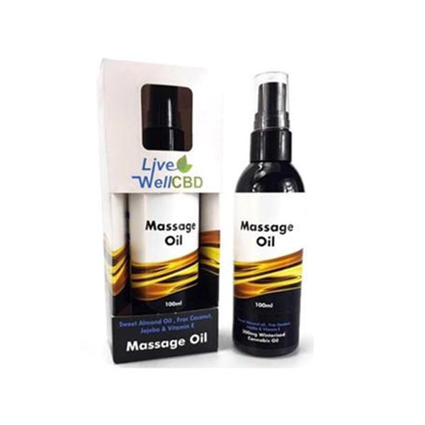 LVWell CBD 300mg 100ml Massage Oil